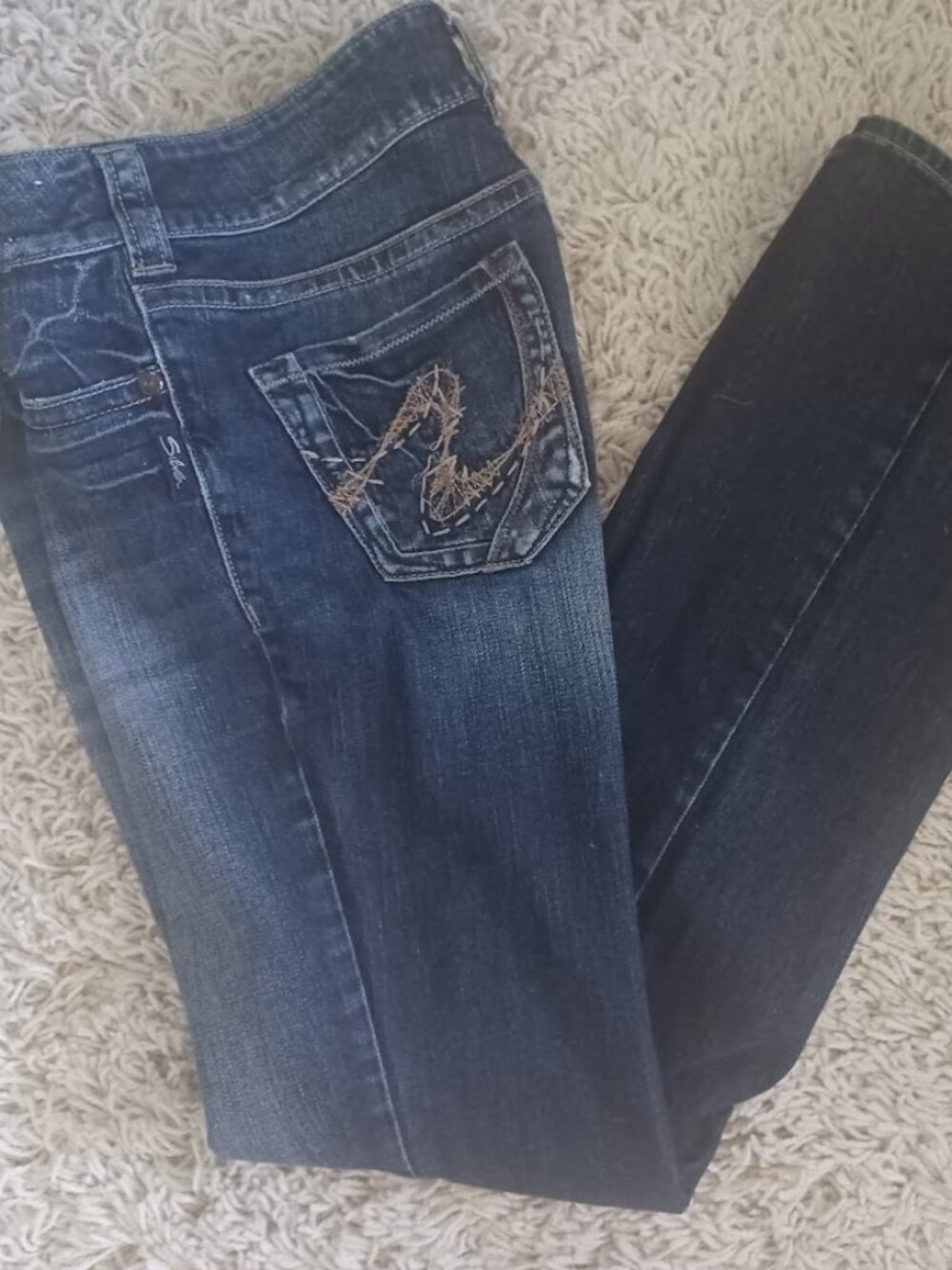Silver Jeans Suki Bootcut Jeans Womens 27x32 Med Wash Stretch Denim Mid Rise